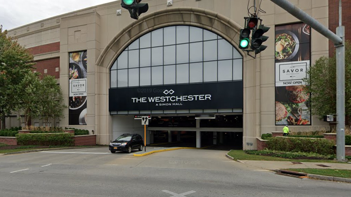 Screen shot of The Westchester mall in New York (Google Maps)