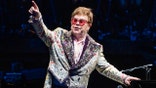 NEW ORLEANS, LOUISIANA - JANUARY 19: Elton John performs during the Farewell Yellow Brick Road Tour at Smoothie King Center on January 19, 2022 in New Orleans, Louisiana. ()