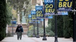 LOS ANGELES, CA - JANUARY 07: The campus of the University of California Los Angeles (UCLA) on Friday, Jan. 7, 2022 in Los Angeles, CA. University California officials announce extension of remote instruction on five campuses, say high COVID-19 positivity rates call for extra precautions. (Gary Coronado / Los Angeles Times via Getty Images)