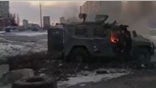 Ukrainian forces destroy Russian armored vehicle in Kharkiv