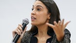 GLASGOW, SCOTLAND - NOVEMBER 09: Alexandria Ocasio-Cortez, U.S. Representative for New York's 14th congressional district, speaks during an event at the US Climate Action Centre during COP26 on November 09, 2021 in Glasgow, Scotland. Day ten of the 2021 climate summit in Glasgow will focus on Gender, Science and Innovation. This is the 26th "Conference of the Parties" and represents a gathering of all the countries signed on to the U.N. Framework Convention on Climate Change and the Paris Climate Agreement. The aim of this year's conference is to commit countries to net-zero carbon emissions by 2050. (Photo by Ian Forsyth/Getty Images)