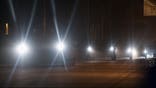 Russian military tanks and armored vehicles advance in Donetsk, Ukraine