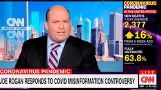 CNN's Brian Stelter roasted for complaining about Americans trusting Joe Rogan over his own network