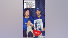 Woman's emotional gift to husband showing newborn with his late father goes viral