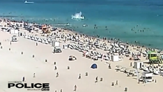 Florida helicopter crashes into ocean near crowded beach