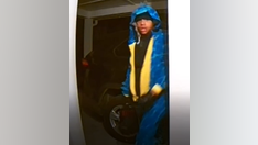 Nashville police on hunt for burglar spotted on camera in blue and yellow dinosaur onesie