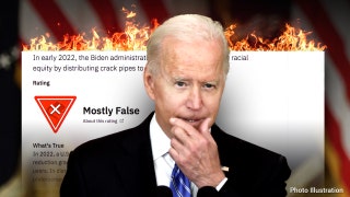 Fact-checkers get blasted for going to bat for Biden admin on plan to give out crack pipes on your dime
