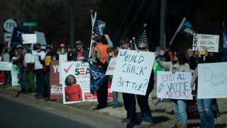 'LET'S GO BRANDON': Biden protesters add NEW chant to bug Joe after crack pipe plan gets outed