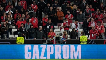 German soccer club removes Russian firm Gazprom from jerseys