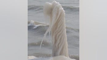 Creepy ice formations appear after winter storm