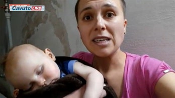 Ukrainian mom pleads for help from bomb shelter: 'Please intervene with force'
