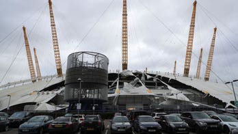 Storm Eunice rips roof from London's arena with wind gusts up to 90 mph