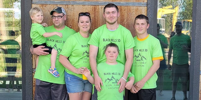 The Klein family spends every year raising awareness for World Down Syndrome Day. 
