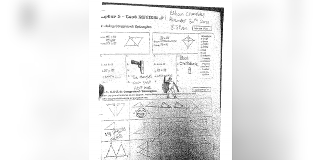 Oxford High School officials reviewed violent drawings by school shooter Ethan Crumbley before his deadly rampage in November 2021.