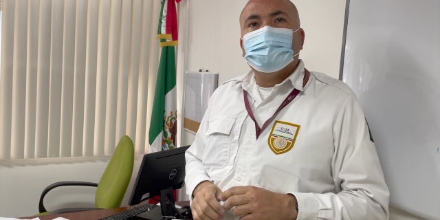 Nadir Ali Fernandez Villasana, local representative of the National Migration Institute (INM) office in Nogales, Mexico.
