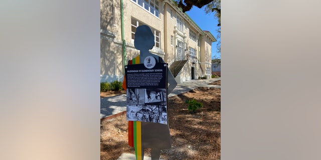Today, a Civil Rights trail marker stands outside McDonogh 19 Elementary School, one of the first schools to be desegregated in the South. (Fox News)