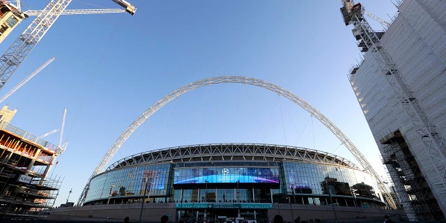 World Cup doubts see UK-Ireland drop 2030 bid, target Euros 3 FILE - A view of the exterior of Wembley Stadium in London, Wednesday, Oct. 3, 2018. Doubts and disputes over FIFA's future program for the World Cup contributed to Britain and Ireland dropping plans on Monday, Feb. 7, 2022 for a joint bid to host the 2030 edition, opting instead to try to stage the 2028 European Championship.