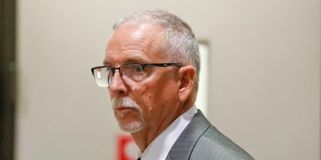 In this Wednesday, June 26, 2019 file photo, UCLA gynecologist James Heaps appears in Los Angeles Superior Court. 