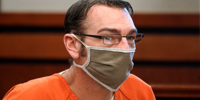 James Crumbley, father of Ethan Crumbley, appears for a preliminary examination on involuntary manslaughter charges in Rochester Hills, Michigan, Feb. 8, 2022.