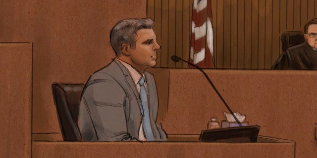 Former Police Officer Thomas Lane appears before U.S. District Judge Magnuson during his trial in the killing of George Floyd in federal court in St. Paul, Minn., on Monday, Feb. 21, 2022.