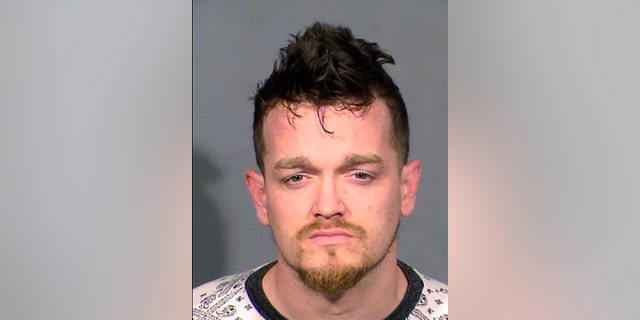 This Clark County Detention Center booking photo shows Brandon Lee Toseland, 35, of Las Vegas, following his arrest Tuesday, Feb. 22, 2022, on murder and kidnapping charges.