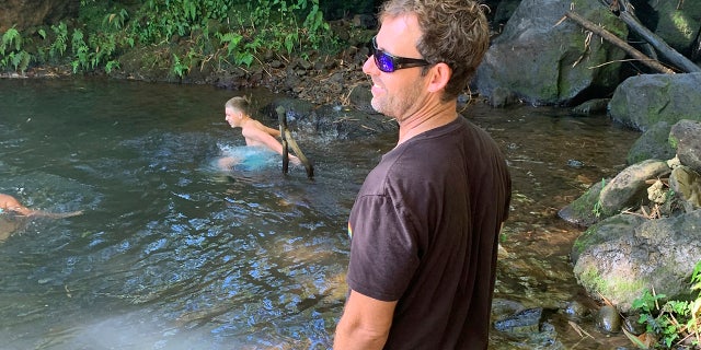 Matthew Haider, a mechanic who was among four people who died in a helicopter crash off Kauai, is seen in a Nov. 28, 2021, photo provided by Penny Haider. ()