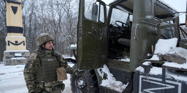 Kiev, Texas-born Ukrainian exchange student with family at home: 'I would like to help them somehow' - Reuters 7 A Ukrainian serviceman opens the door of a disabled Russian military multiple rocket launcher on the outskirts of Kharkiv, Ukraine, Friday, Feb. 25, 2022. Russian troops charged into the Ukrainian capital on Friday, with gunfire and explosions resonating ever closer to the government quarter, in an invasion of a democratic country that fueled fears of a wider war in Europe and sparked global efforts to stop Russia.