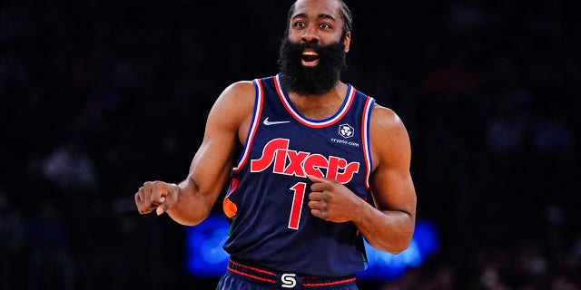 Nets' Kyrie Irving speaks out on James Harden joining Sixers: 'I respect his decision' 2 James Harden (1) of the Philadelphia 76ers calls out a teammate during the first half against the New York Knicks on February 27, 2022 in New York City.
