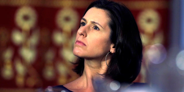 Former CNN executive Allison Gollust. (AP Photo/Mike Groll, File)