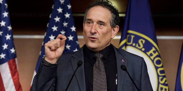 Congressman Andy Levin(D-MI) speaks during a press conference today on February 09, 2022 at HVC/Capitol Hill in Washington DC, USA. 