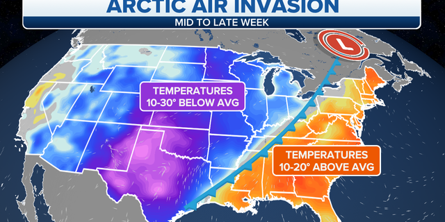 U.S. cold temperatures