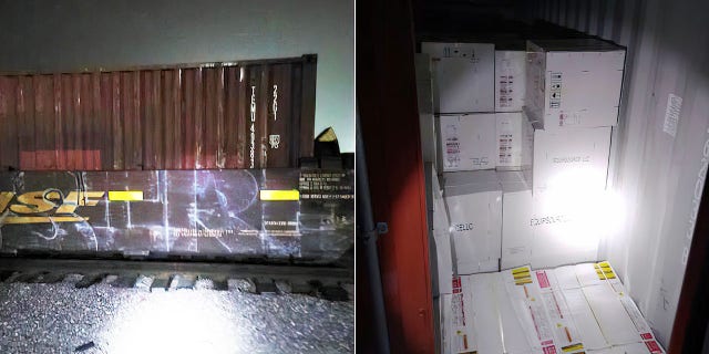 Five people have been arrested in Torrance, California, after getting caught with boxes stolen off a cargo train, according to police.