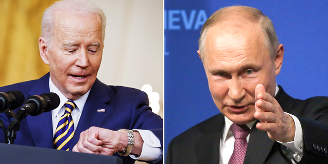 A top Biden aide said Republicans who blame President Biden for inflation and rising gas prices are in "lockstep" with Russian President Vladimir Putin. 
