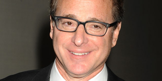 CENTURY CITY, CA - FEBRUARY 14: Actor Bob Saget poses during the 2015 Writers Guild Awards L.A. Ceremony at the Hyatt Regency Century Plaza on February 14, 2015 in Century City, California.(Photo by Jeffrey Mayer/WireImage)