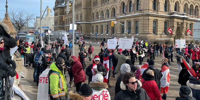 Support pours in for Canadian truckers protesting Prime Minister Justin Trudeau's COVID-19 vaccine mandate
