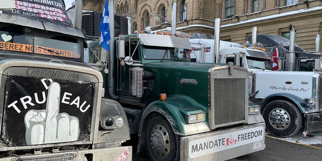 Support pours in for Canadian truckers protesting Prime Minister Justin Trudeau's COVID-19 vaccine mandate