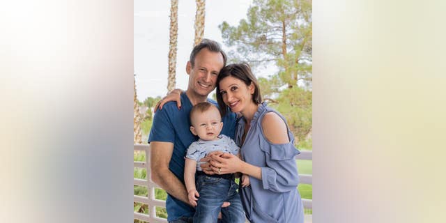 Republican Nevada congressional candidate David Brog poses with his family. Brog is a longtime conservative activist, particularly for pro-Israel organizations. (David Brog campaign)