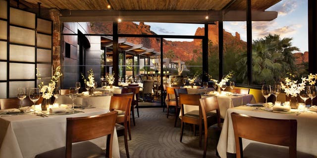 elements has breathtaking views of the Sonoran Desert and Camelback Mountain in Paradise Valley, Arizona.
