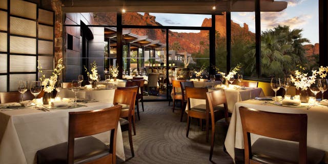 elements has breathtaking views of the Sonoran Desert and Camelback Mountain in Paradise Valley, Arizona.