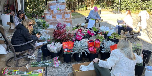Aside from volunteering and financial donations for the program, Ashley Manning said she also receives help from local businesses and franchises to gift flowers for Valentine’s Day.