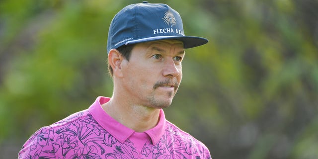 Mark Wahlberg plays in the Pro-AM prior to the Sony Open in Hawaii at Waialae Country Club on January 12, 2022 in Honolulu, Hawaii