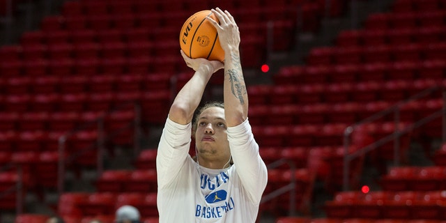 Mac Etienne of the UCLA Bruins is seen at the Jon M. Huntsman Center on Jan. 20, 2022, in Salt Lake City.