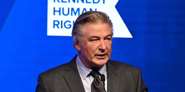 Alec Baldwin speaks in New York City, Dec. 9, 2021.