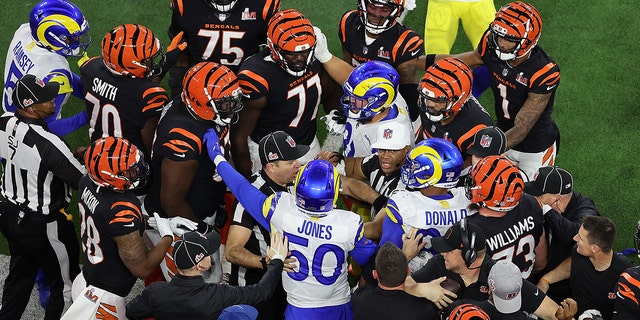 The Cincinnati Bengals and Los Angeles Rams at the Super Bowl on Feb. 13.