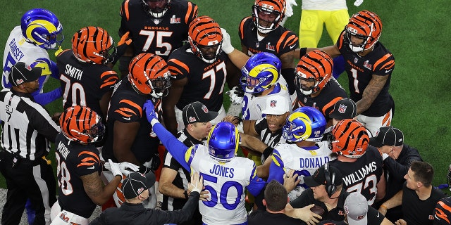 The Cincinnati Bengals and Los Angeles Rams at the Super Bowl on Feb. 13.