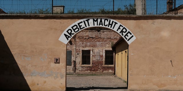 The Terezín concentration camp in Czechoslovakia. 