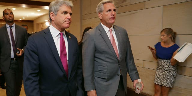 Rep. Michael McCaul and House Minority Leader Kevin McCarthy.