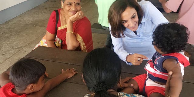 Katie Arrington campaigning in Mt. Pleasant, South Carolina, on Feb. 20.