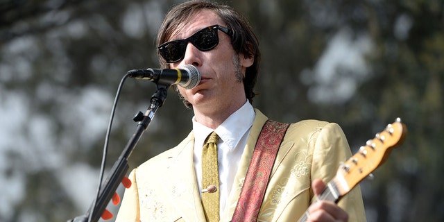 Singer Dallas Good of The Sadies performs onstage at Golden Gate Park on October 3, 2015, in San Francisco, California.  