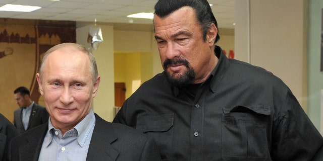 Russia's President Vladimir Putin gave Steven Seagal a Russian passport in 2016.